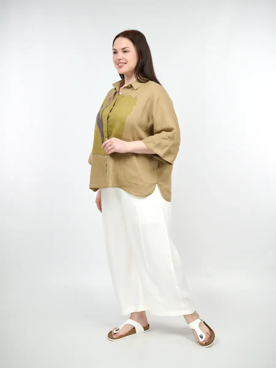 Брюки палаццо 38317 размер 54- 58 фото 7