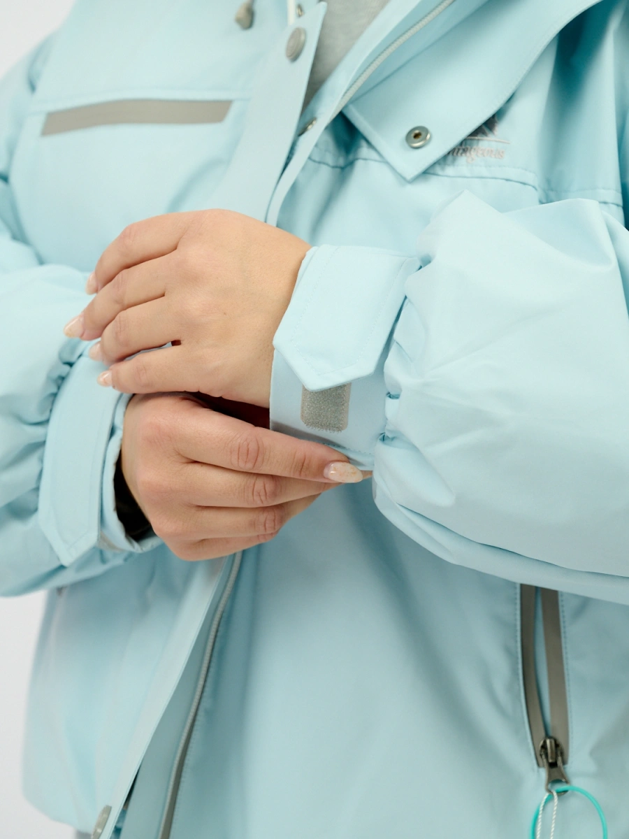 Короткая пуховая куртка с капюшоном, размеры 50–58 фото 11