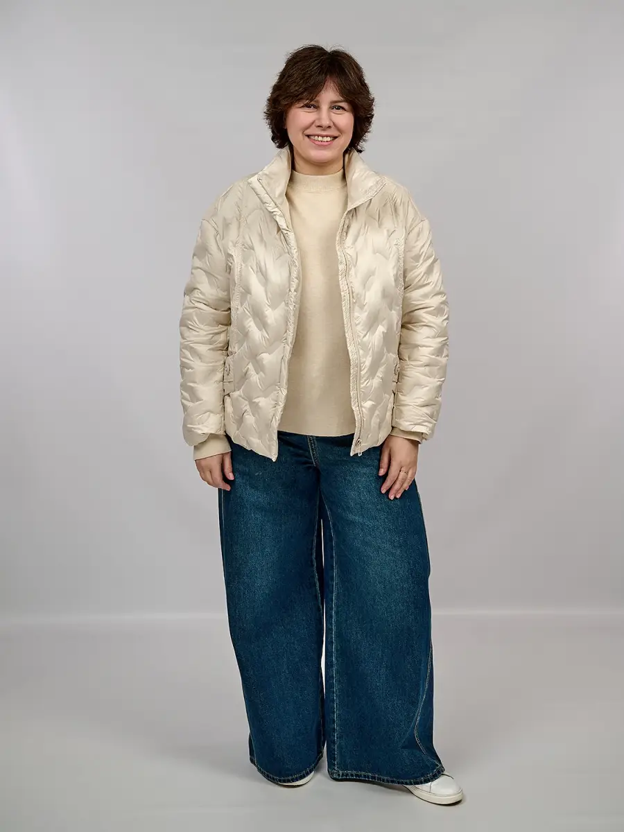 Джинсы палаццо 38785 Размеры 50-54 фото 5