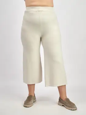 Вязаные кюлоты 273 Размер 50-58 (слоновая кость) Уценка