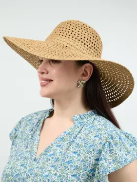 Шляпа соломенная 4081