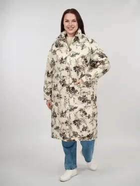 Пуховое пальто 51010 Размер 48-56