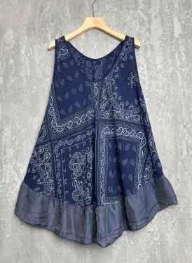 Топ летний 59100 (синий) Уценка