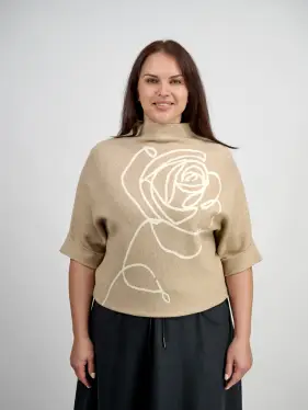 Джемпер "Роза" 893 Размер 48-56