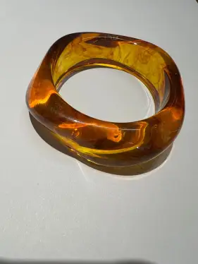 Браслет средний янтарь 1290 Браслет на узкую руку