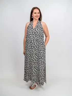 Сарафан с принтом Леопард 0027 размер 52- 56