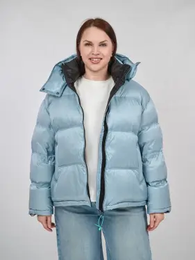 Пуховик зимний короткий 9903 Размер 50-58