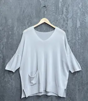 Джемпер (серый)9506 Уценка