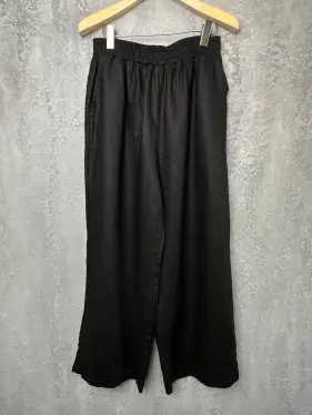 Брюки палаццо лен 24071