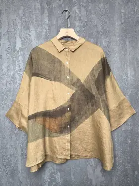 Льняная рубашка 8341