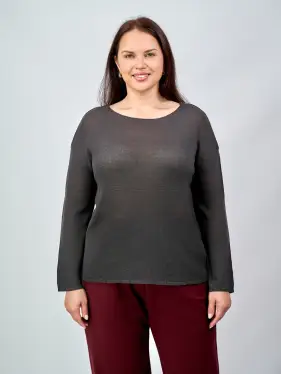 Джемпер облегченный 6876 (графит)Уценка