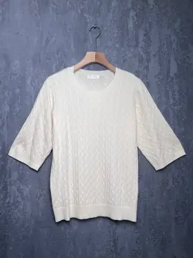 Джемпер 68525 Размер 48-56 (слоновая кость)Уценка