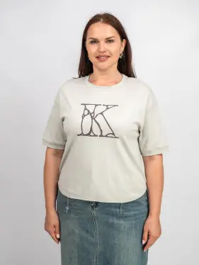 Футболка с принтом 95146 Размер 50-54