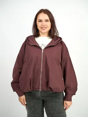 Ветровка с капюшоном 25170 Размер 50-60