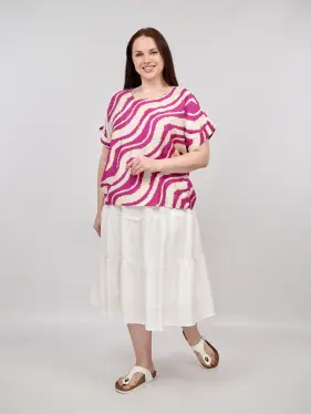 Юбка ярусная 1167 размер 48- 54