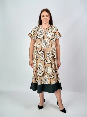 Платье летнее 26167 размер 50- 58