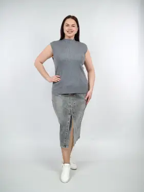 Юбка джинсовая 2331-B Турция