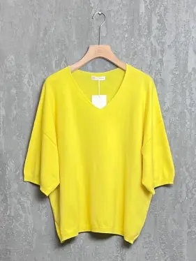 Джемпер 20241 Размер 50-56 (желтый)Уценка