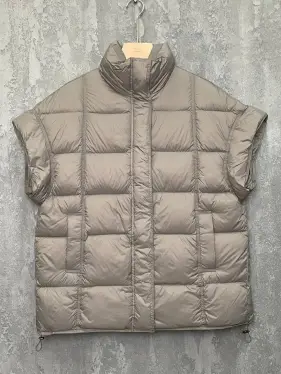 Жилет утепленный 8338 (серый)Уценка