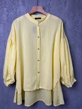 Рубашка фонарик Италия 3160 полоска Размер 52-58