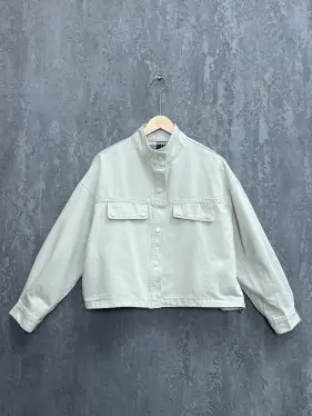 Куртка джинсовая(светло-серый) 88203 Уценка