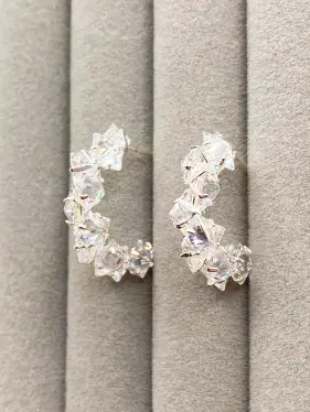 Серьги Льдинки Б0291