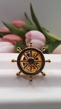 Брошь Штурвал Б0023