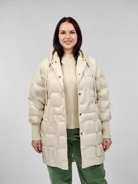 Пуховое пальто 6562 Размер 48-56