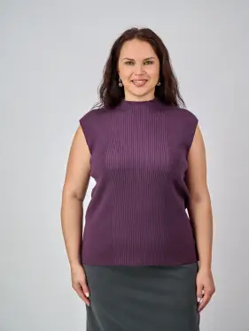 Джемпер без рукавов ЭттоПлюс 876 Размер 54-58