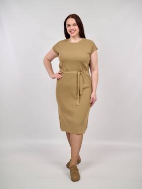 Трикотажное платье 2235