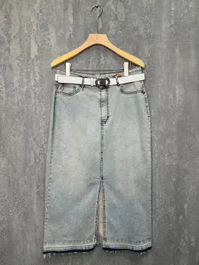 Юбка 2338 Турция (46, серый) Уценка