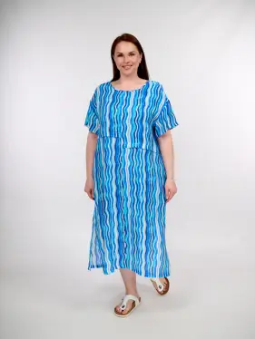 Платье летнее ЭттоПлюс 043 Размеры 50-58