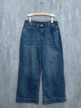 Джинсы палаццо 7/8, арт. 2509 Размеры 50-56