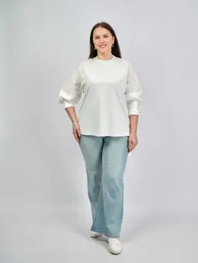 Джинсы клеш Бэст 36025 Размер 50-54