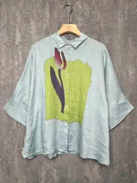 Рубашка 8342 (голубой) Уценка