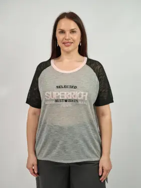 Джемпер короткий рукав 23056 размер 50- 58