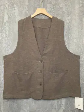 Удлиненный жилет 25018 графит Уценка