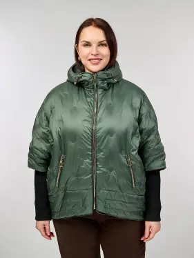 Куртка с трикотажным рукавом 6560 Размер 48-54