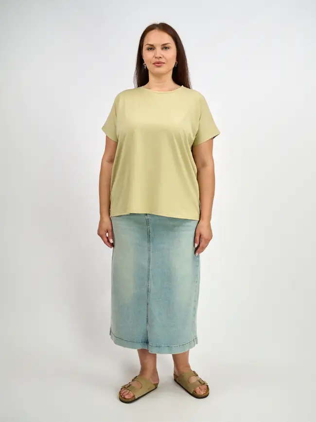 Футболка база ЭттоПлюс Хлопок 0019-1 Размер 50-58 фото 17