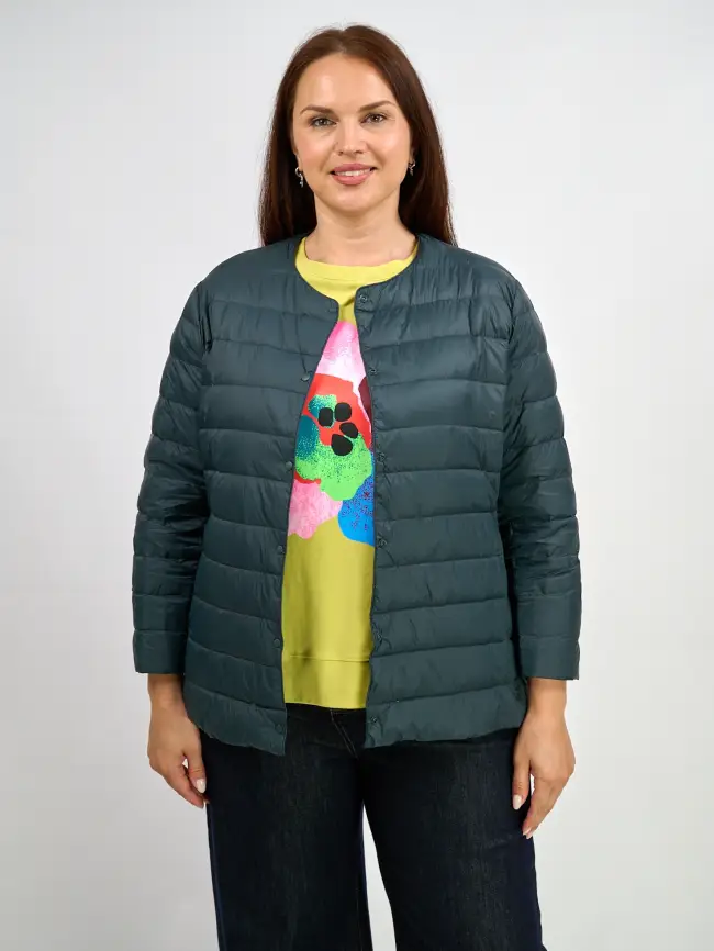 Легкая пуховая куртка 8802 Размер 46-56 фото 11