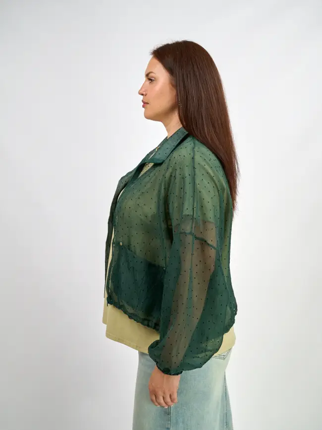 Ветровка-пыльник в горох 6703 Размер 50-58 фото 41