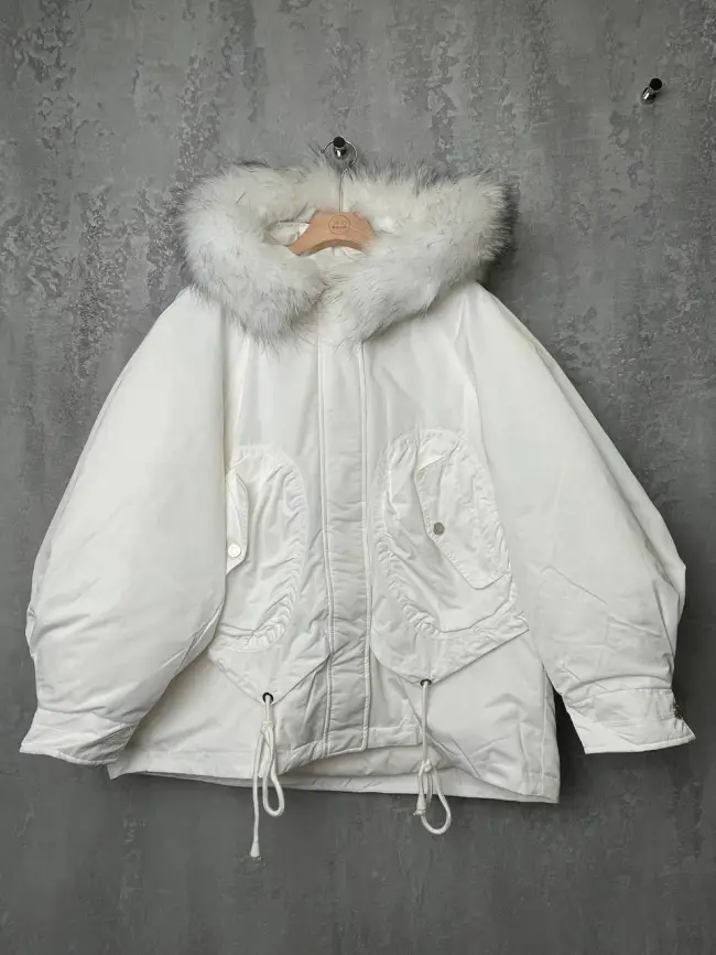 Пуховая куртка "Снежок" 8998 Размер 48-54 фото 15
