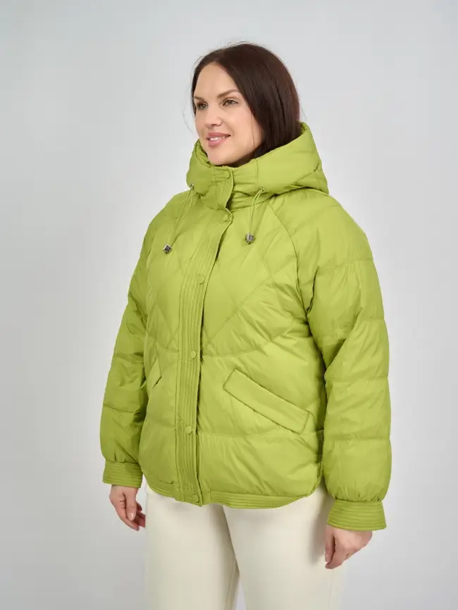 Пуховая куртка ЭттоПлюс 2553 Размер 48-54 фото 146