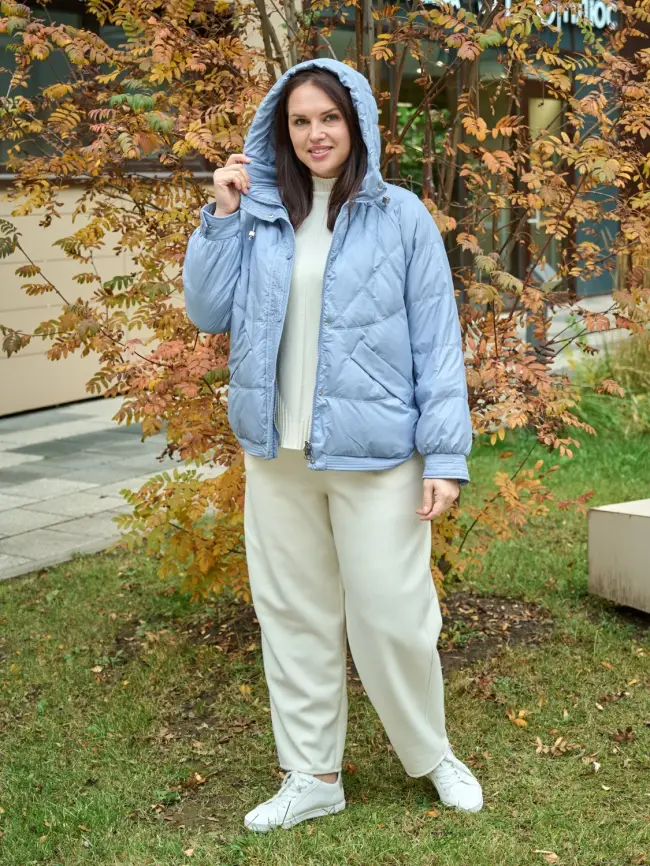 Пуховая куртка ЭттоПлюс 2553 Размер 48-54 фото 109