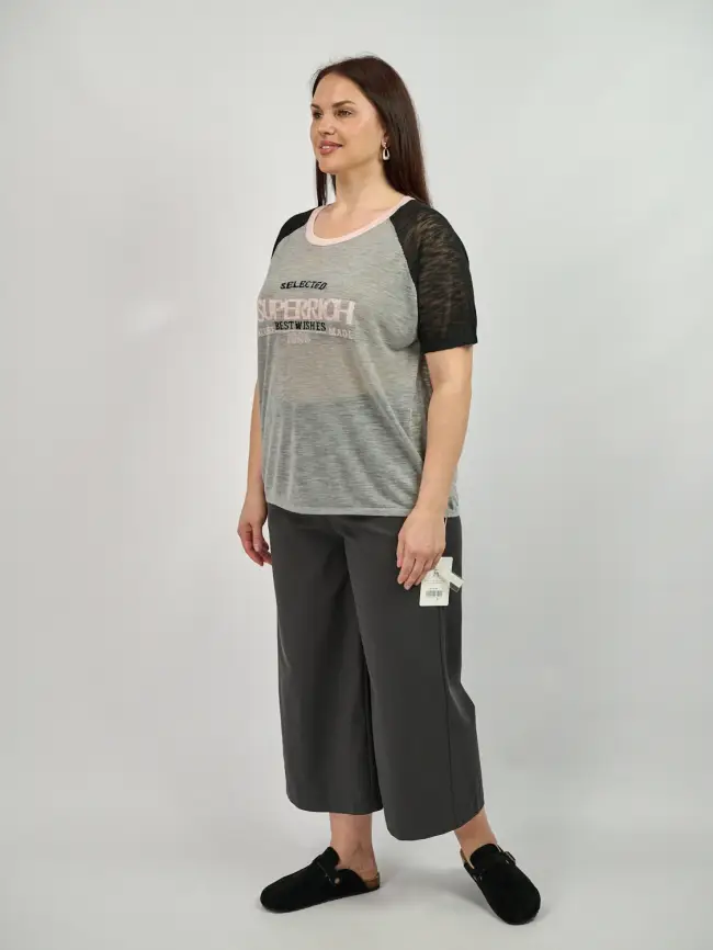 Джемпер короткий рукав 23056 размер 50- 58 фото 18