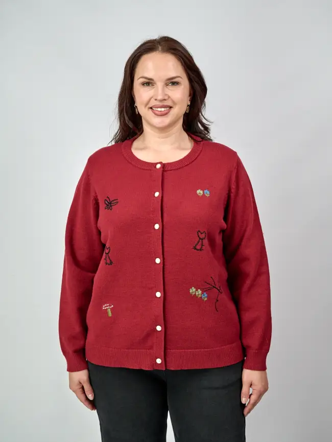 Джемпер 23196 Размер 46-56 фото 2