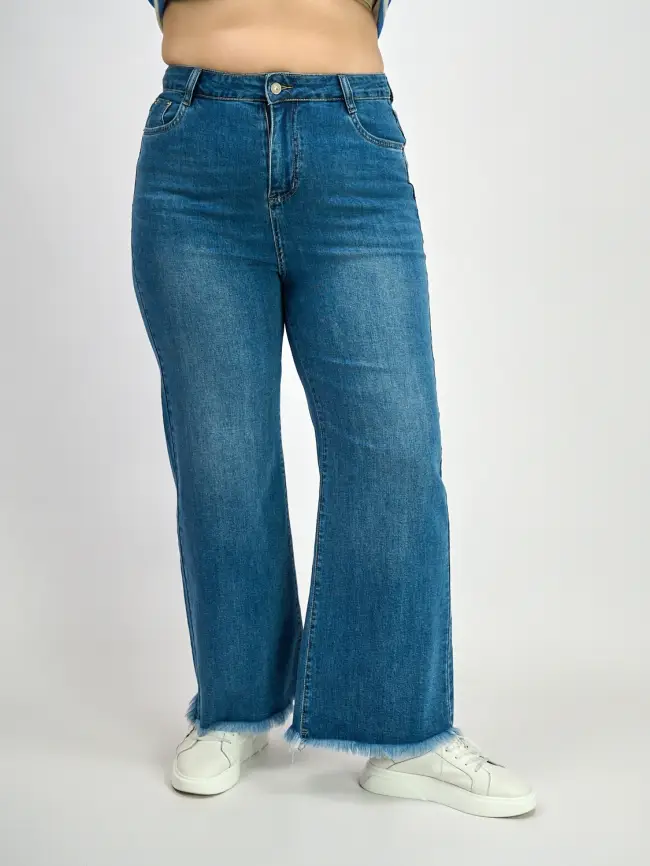 Джинсы палаццо 888 Размеры 50-52 фото 5