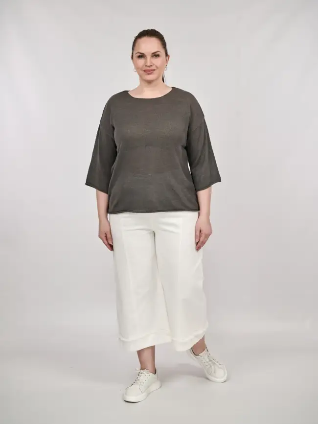 Джемпер облегченный ЭттоПлюс 25107-1 Размер 50-58. фото 149