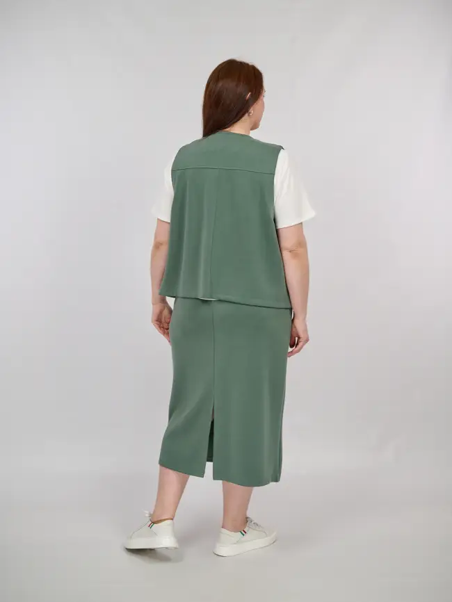 Костюм с юбкой 0012 Размеры 52-58 фото 15