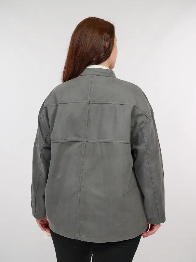 Куртка джинсовая 1078 размер 50- 58 фото 6